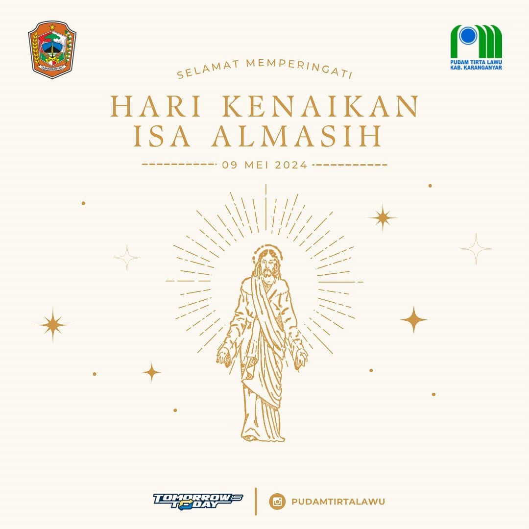SELAMAT MEMPERINGATI HARI KENAIKAN ISA ALMASIH