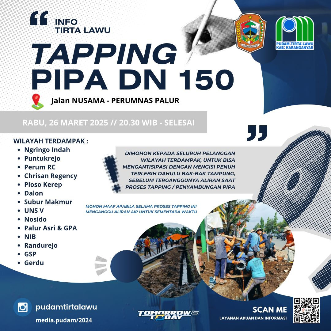 PEMBERITAHUAN WILAYAH PELAYANAN PERUMNAS PALUR DAN SEKITARNYA